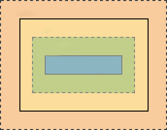 Tabula Rasa logo — the DevTools box model diagram